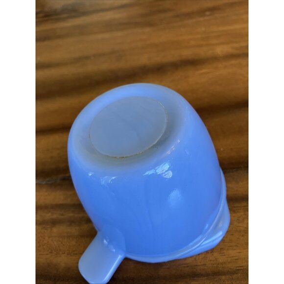 Vintage Delphite Blue Milk Glass 1 Cup Measuring Tab Handle - Picture 13 of 13
